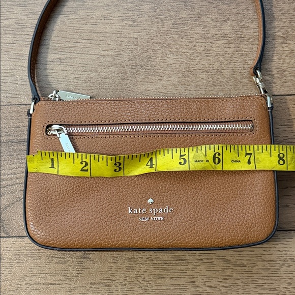 Kate Spade New York Leila Pebbled Leather Convertible Wristlet Mini Bag Trendy - Picture 7 of 14